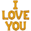 Anagram 34 inch I LOVE YOU - ANAGRAM LETTERS KIT Foil Balloon KT-400692-A-P