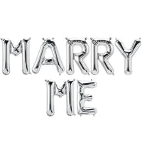 Northstar 16 inch MARRY ME - NORTHSTAR LETTERS KIT (AIR-FILL ONLY) Foil Balloon KT-400699-N-P
