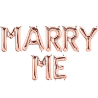 Northstar 16 inch MARRY ME - NORTHSTAR LETTERS KIT (AIR-FILL ONLY) Foil Balloon KT-400701-N-P