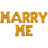 Anagram 34 inch MARRY ME - ANAGRAM LETTERS KIT Foil Balloon KT-400706-A-P