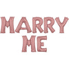 Anagram 34 inch MARRY ME - ANAGRAM LETTERS KIT Foil Balloon KT-400707-A-P