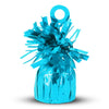 Silver Rainbow 6 oz. FOIL BALLOON WEIGHT - LIGHT BLUE Balloon Weights 95118-SR