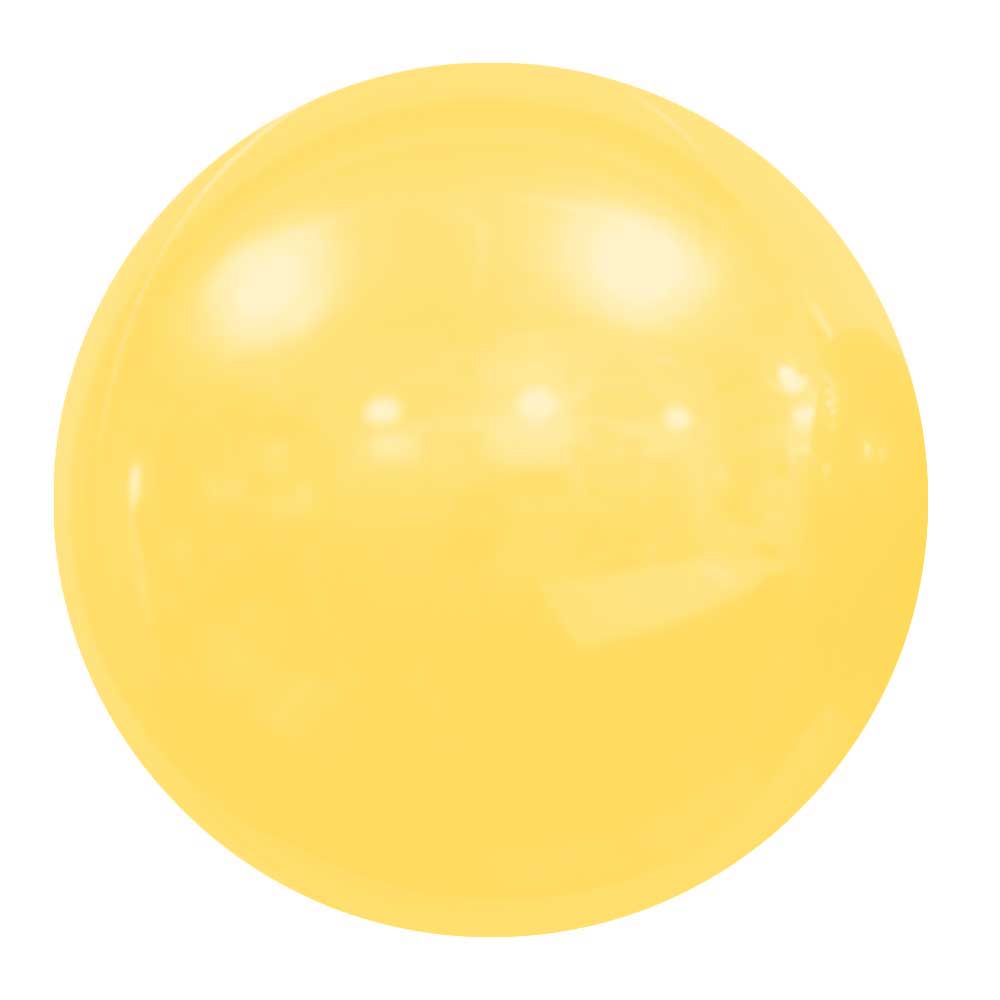 7 inch MIRROR MATTE BALLOON - YELLOW
