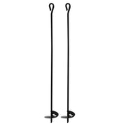 Party Brands 10 inch CHROME TENT STAKE EYE HOOKS Framing MTN10T-PM