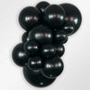Sempertex 11 inch SEMPERTEX METALLIC BLACK Latex Balloons