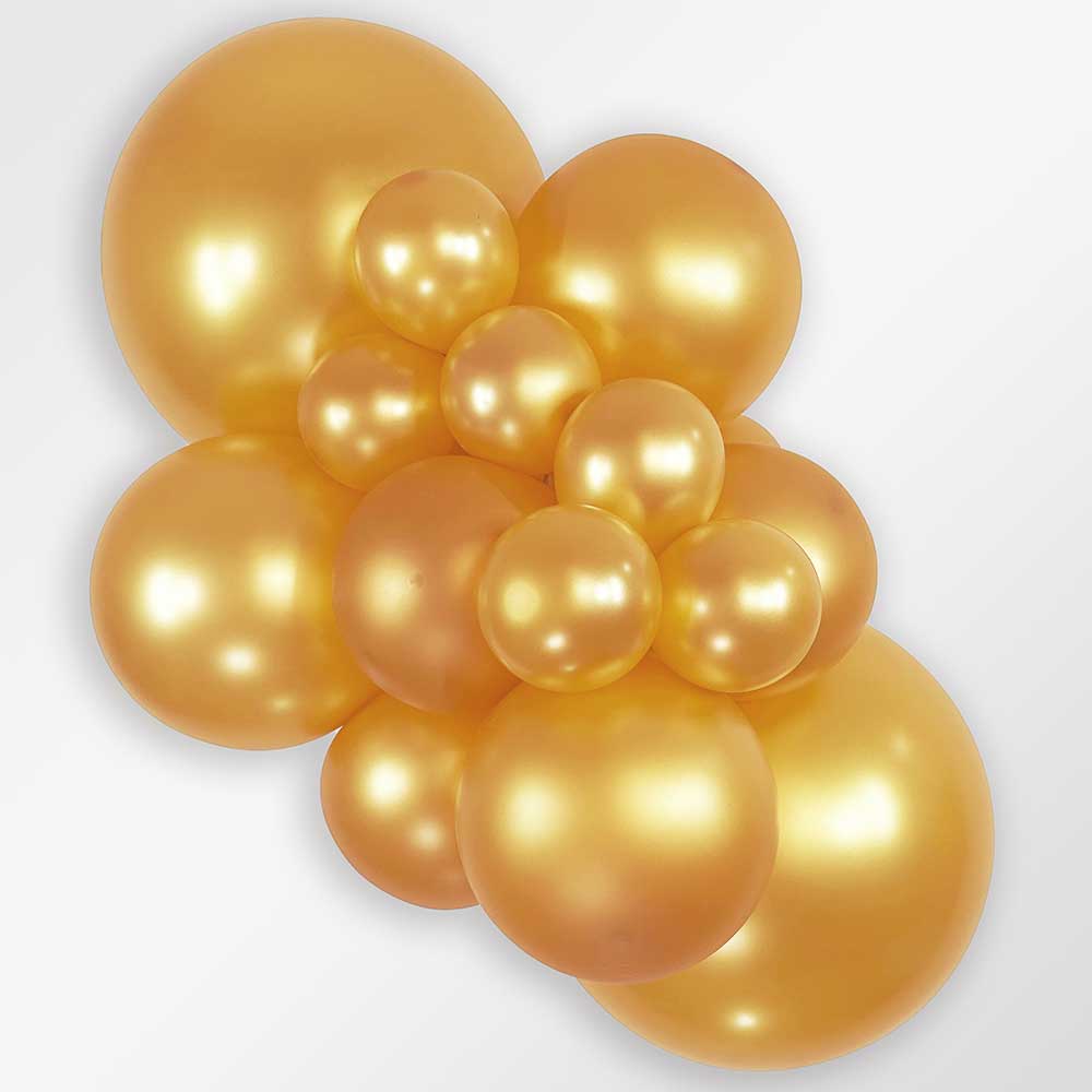 Sempertex 24 inch SEMPERTEX METALLIC GOLD Latex Balloons 59082-B