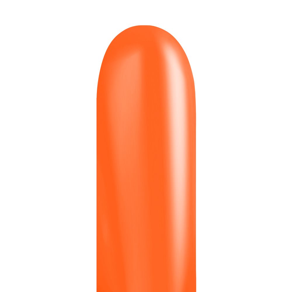 Sempertex 260S SEMPERTEX FASHION ORANGE - NOZZLE UP Entertainer Balloons 57113-B