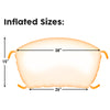 Party Brands 38 inch MODULAR ARCH SHAPED PANEL - GLITTER ROSE GOLD Foil Balloon 79676-PB-U