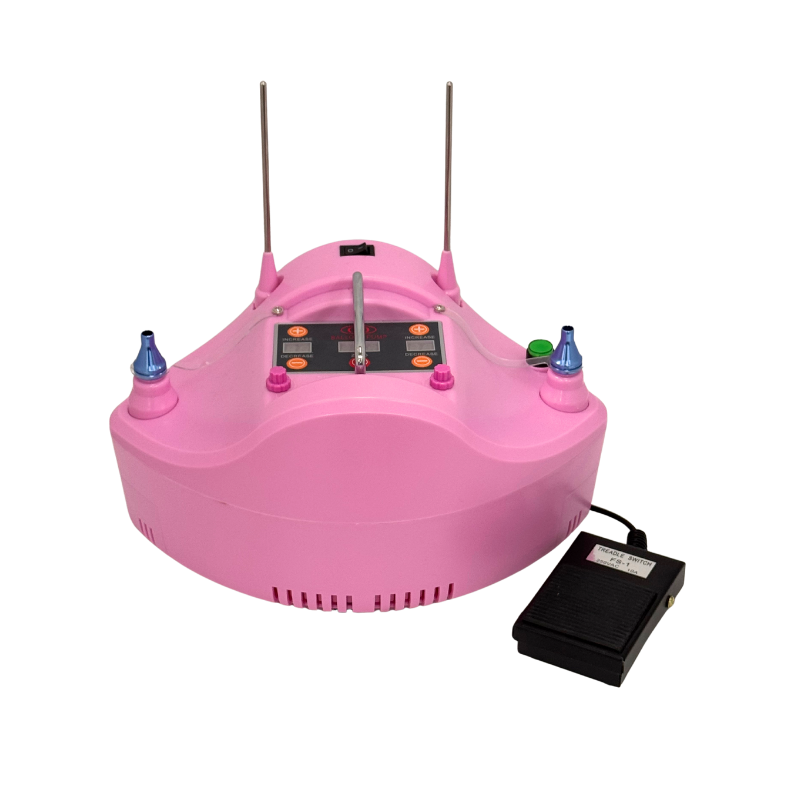CYCLONE - DIGITAL PRECISION INFLATOR WITH DOUBLE STUFFING TOOL (PINK)