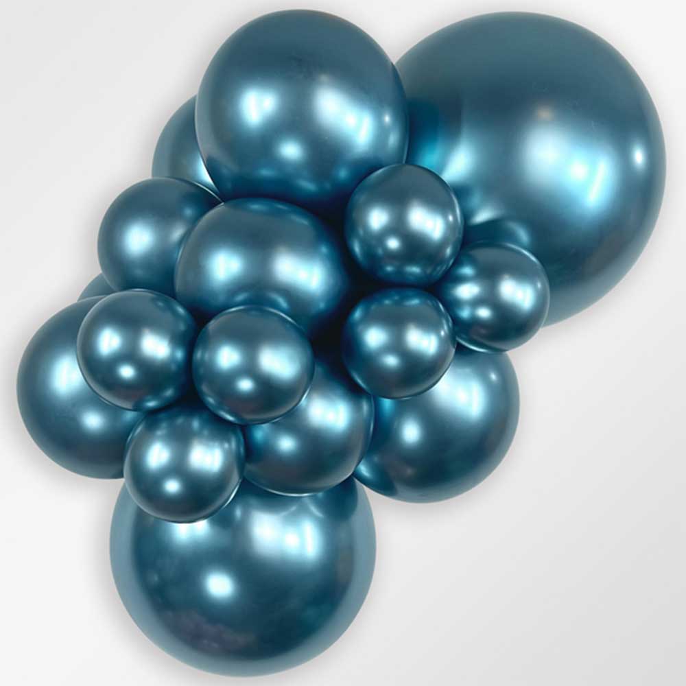 Sempertex 5 inch SEMPERTEX REFLEX BLUE Latex Balloons 51143-B