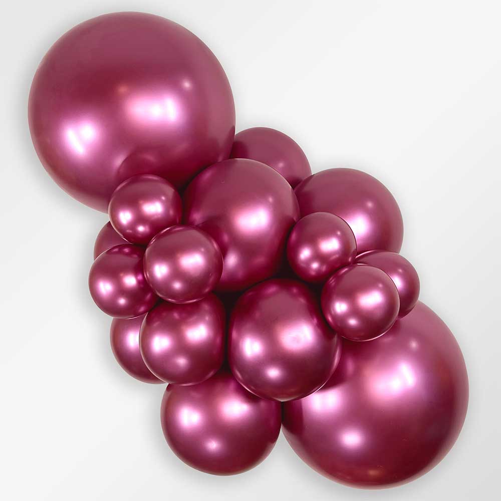 Sempertex 18 inch SEMPERTEX REFLEX FUCHSIA Latex Balloons 55856-B