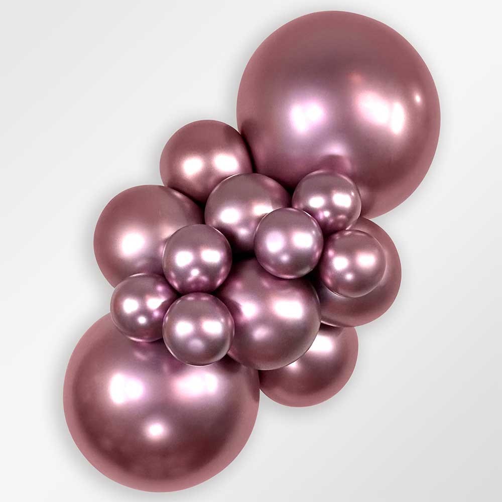 Sempertex 5 inch SEMPERTEX REFLEX PINK Latex Balloons 51141-B