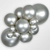 Sempertex 11 inch SEMPERTEX REFLEX SILVER Latex Balloons