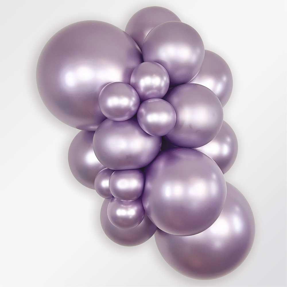 Sempertex 5 inch SEMPERTEX SILK LIGHT AMETHYST PURPLE Latex Balloons 51534-B