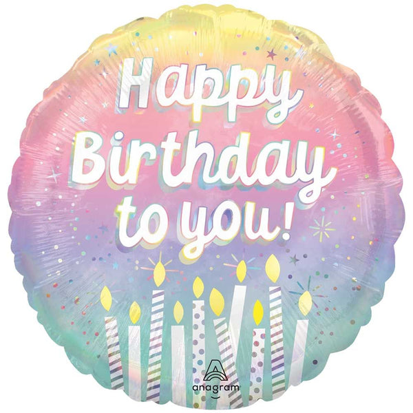 18 inch PEARLIZED BIRTHDAY