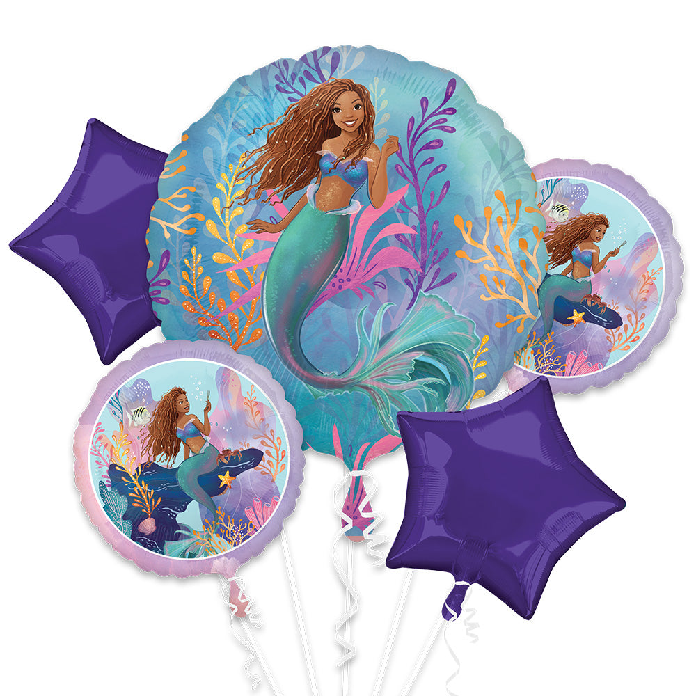 Anagram LITTLE MERMAID LIVE ACTIVE BOUQUET Balloon Bouquet 45524-01-A-P