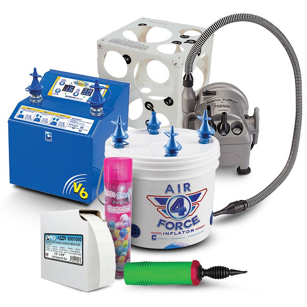 BALLOON EQUIPMENT PACKAGE FOR AIR - FILLED DECOR - LA Balloons