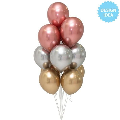 Sempertex 11 inch SEMPERTEX REFLEX DELUXE ASSORTMENT Latex Balloons 53154-B
