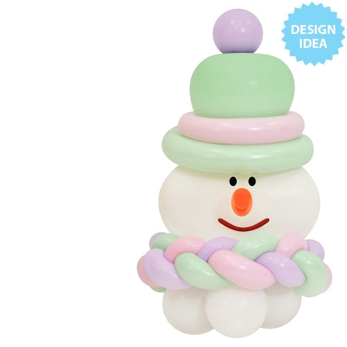 Sempertex 260S SEMPERTEX PASTEL MATTE ASSORTED - NOZZLE UP Entertainer Balloons 57279-B