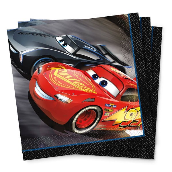 CARS LUNCHEON NAPKINS (16 PK) - LA Balloons