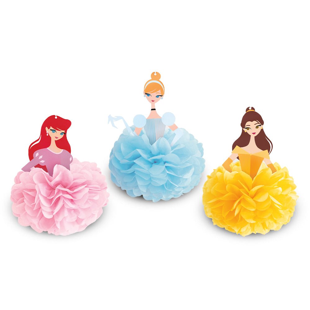 DISNEY PRINCESS PUFF DECOR (3 PK)