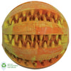 DUR DOG TOYS - MEDIUM BALL IN YELLOW & ORANGE - CREATED FROM RECYCLED BALLOONS - LA Balloons