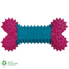 DUR DOG TOYS - SMALL BONE IN FUCHSIA & CARIBBEAN BLUE - CREATED FROM RECYCLED BALLOONS - LA Balloons