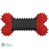 DUR DOG TOYS - SMALL BONE IN RED & BLACK - CREATED FROM RECYCLED BALLOONS - LA Balloons