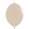 Sempertex 12 inch SEMPERTEX LINK-O-LOON - DELUXE WHITE SAND Latex Balloons 54361-B