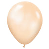 Kalisan 5 inch KALISAN METALLIC PEARL SALMON Latex Balloons 10570092-KL