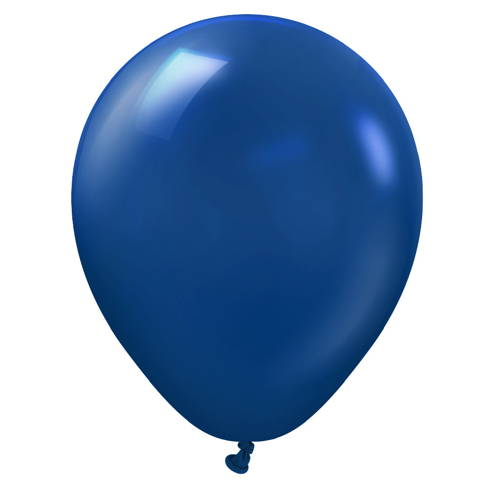 Kalisan 5 inch KALISAN STANDARD DARK BLUE Latex Balloons 10523191-KL