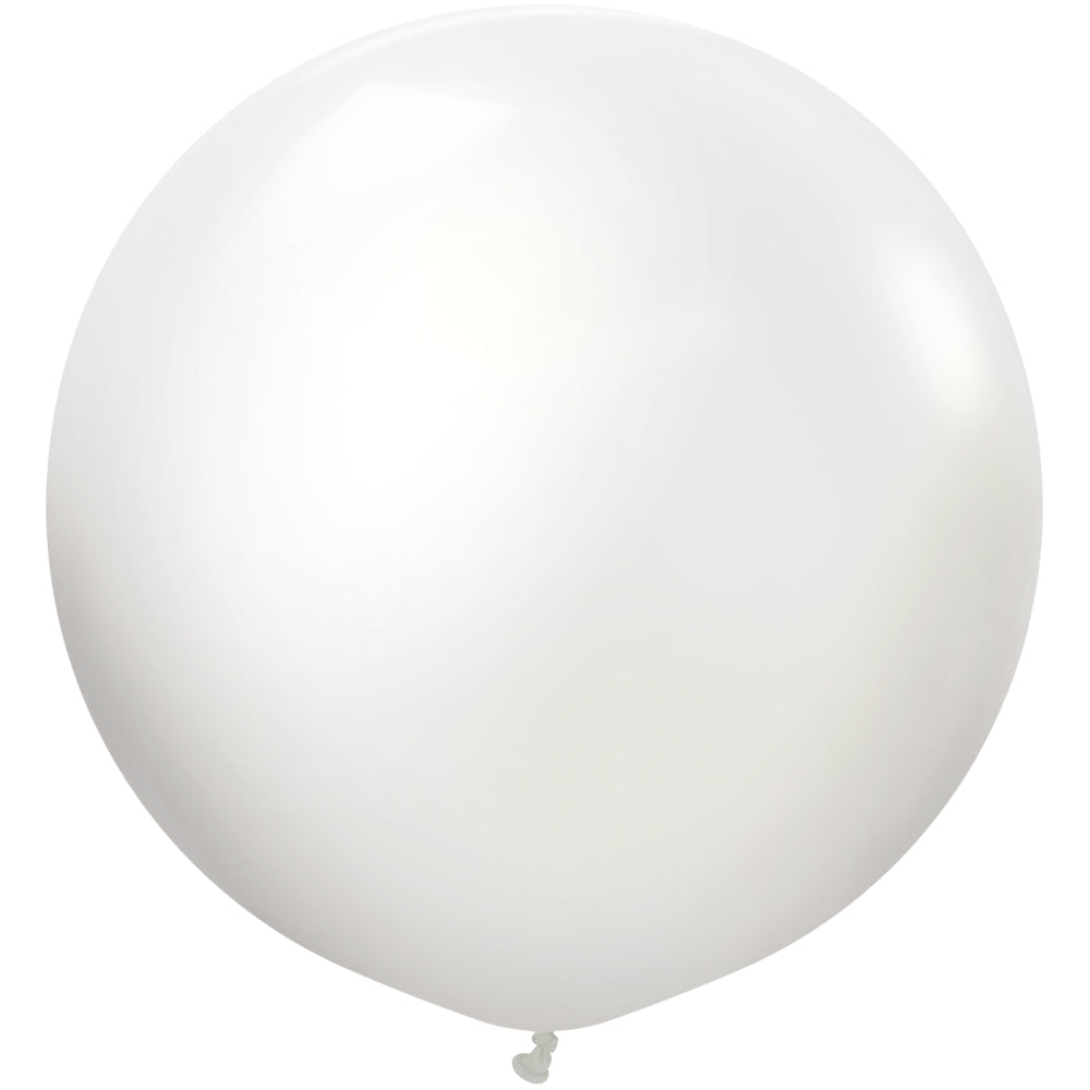 24 inch KALISAN OPAQUE SATIN SNOW WHITE