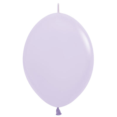 Sempertex 6 inch SEMPERTEX LINK-O-LOON PASTEL MATTE LILAC Latex Balloons 54378-B