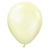 Kalisan 5 inch KALISAN METALLIC PEARL LEMON Latex Balloons 10570072-KL