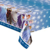 FROZEN RECTANGULAR PLASTIC TABLE COVER 54 inch X 84 inch - LA Balloons