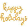 HAPPY HOLIDAYS - BETALLIC SCRIPT LETTERS KIT (AIR - FILL ONLY) - LA Balloons