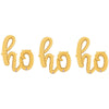 HO HO HO - BETALLIC SCRIPT LETTERS KIT (AIR - FILL ONLY) - LA Balloons