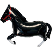 Party Brands 32 inch HORSE - BLACK Foil Balloon 400413-PB-U