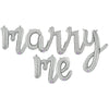 MARRY ME - BETALLIC SCRIPT LETTERS KIT (AIR - FILL ONLY) - LA Balloons
