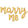 MARRY ME - BETALLIC SCRIPT LETTERS KIT (AIR - FILL ONLY) - LA Balloons
