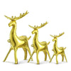 METALLIC GOLD 3D STANDING REINDEER - LA Balloons