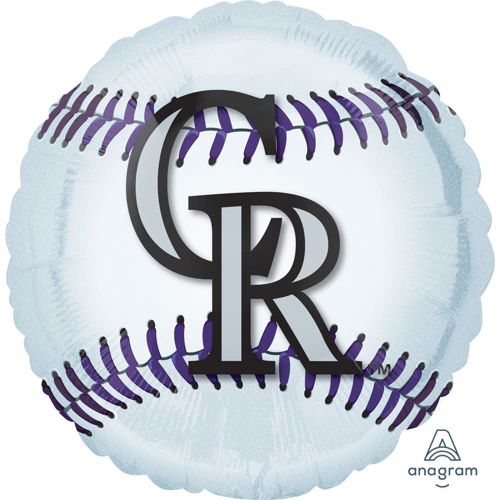 Anagram 17 inch MLB COLORADO ROCKIES BASEBALL TEAM Foil Balloon 36162-01-A-P