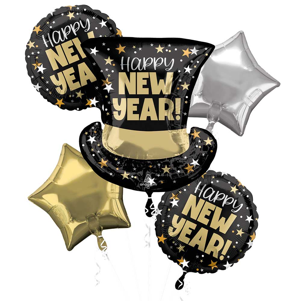 NYE TOP HAT BASH BOUQUET