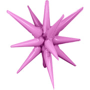 Party Brands 3D STAR-BURST ALL-IN-ONE - LILAC PURPLE (AIR-FILL ONLY) Foil Balloon 10182-PB-U