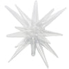 Party Brands 3D STAR-BURST ALL-IN-ONE - TRANSPARENT CLEAR (AIR-FILL ONLY) Foil Balloon 10198-PB-U