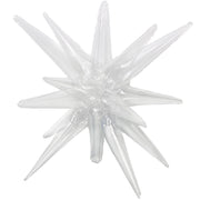 Party Brands 3D STAR-BURST ALL-IN-ONE - TRANSPARENT CLEAR (AIR-FILL ONLY) Foil Balloon 10198-PB-U