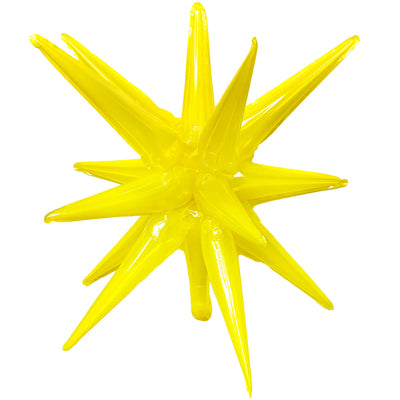 Party Brands 3D STAR-BURST ALL-IN-ONE - TRANSPARENT YELLOW (AIR-FILL ONLY) Foil Balloon 10192-PB-U