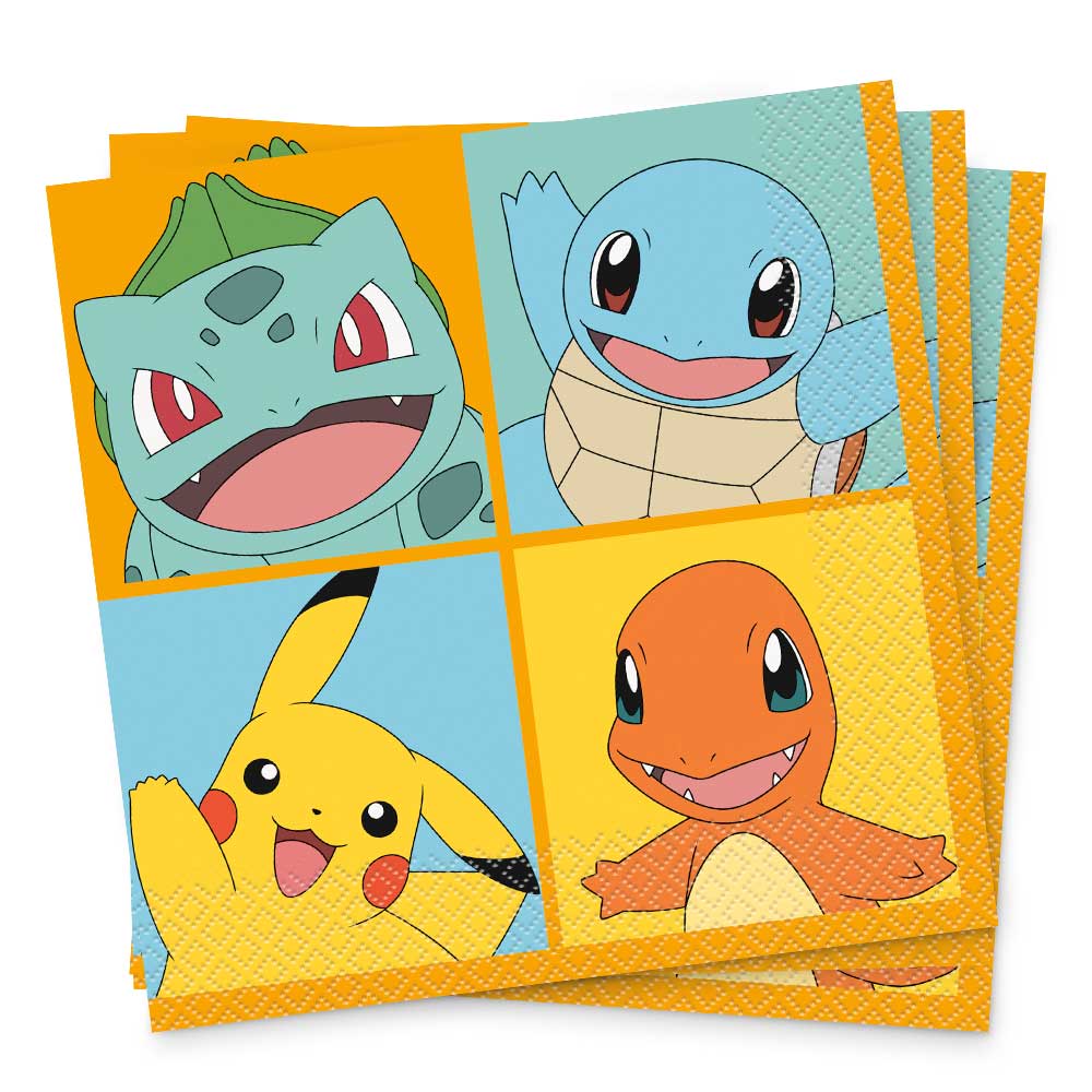 POKEMON LUNCHEON NAPKINS (16 PK)