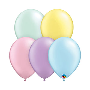 Qualatex 16 inch QUALATEX PASTEL PEARL ASSORTMENT Latex Balloons 43874-Q