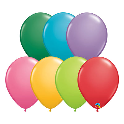 Qualatex 5 inch QUALATEX FESTIVE ASSORTMENT Latex Balloons 78269-Q